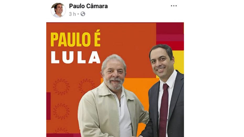 Leia mais sobre o artigo Paulo Câmara vai ao registro de candidatura de Lula em Brasília