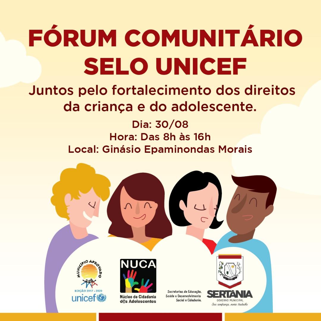 Leia mais sobre o artigo Sertânia realiza Fórum Comunitário do Selo Unicef dia (30)