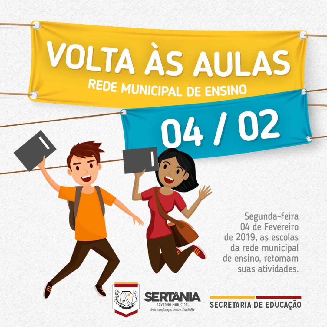 Leia mais sobre o artigo Secretaria de Educação de Sertânia divulga calendário escolar 2019