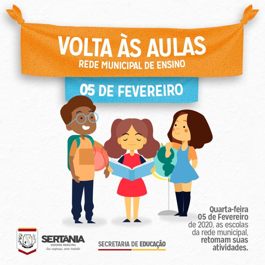 Leia mais sobre o artigo Secretaria de Educação de Sertânia divulga calendário escolar 2020